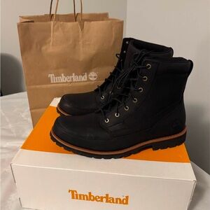 Timberland Black Mid Lace-Up Boots - Men’s 11 NEW in Box